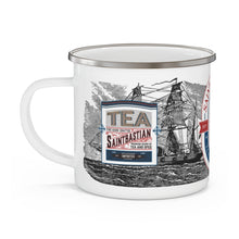 Load image into Gallery viewer, St. Bastian Tea Co. Enamel Sailor&#39;s Mug
