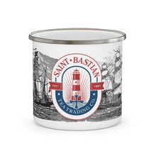 Load image into Gallery viewer, St. Bastian Tea Co. Enamel Sailor&#39;s Mug
