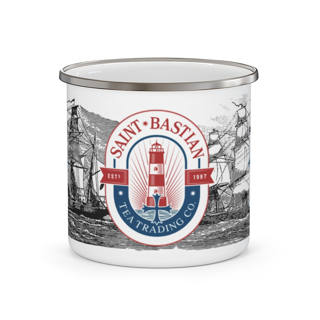 St. Bastian Tea Co. Enamel Sailor's Mug