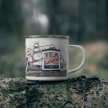 Load image into Gallery viewer, St. Bastian Tea Co. Enamel Sailor&#39;s Mug
